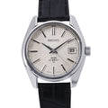 SEIKO King Seiko Hi-Beat W36mm Stainless Steel Leather Silver Dial4502-7001