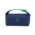 HERMES Brid a Black Marine Canvas Size PM
