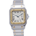 CARTIER Cartier Santos Galbe LM H40.8mm×W29.0mm Stainless Steel K18YG White Dial81036288/2961