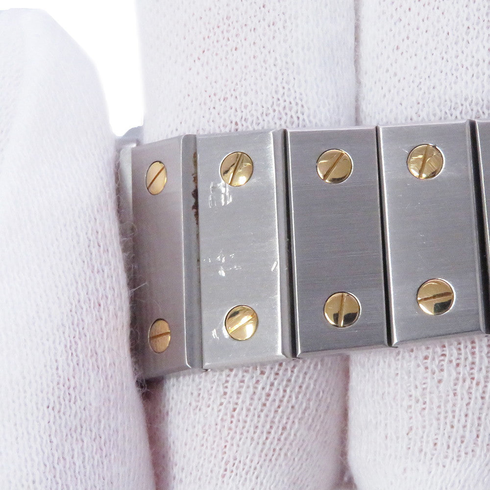 CARTIER Cartier Santos Galbe LM H40.8mm×W29.0mm Stainless Steel K18YG White Dial81036288/2961