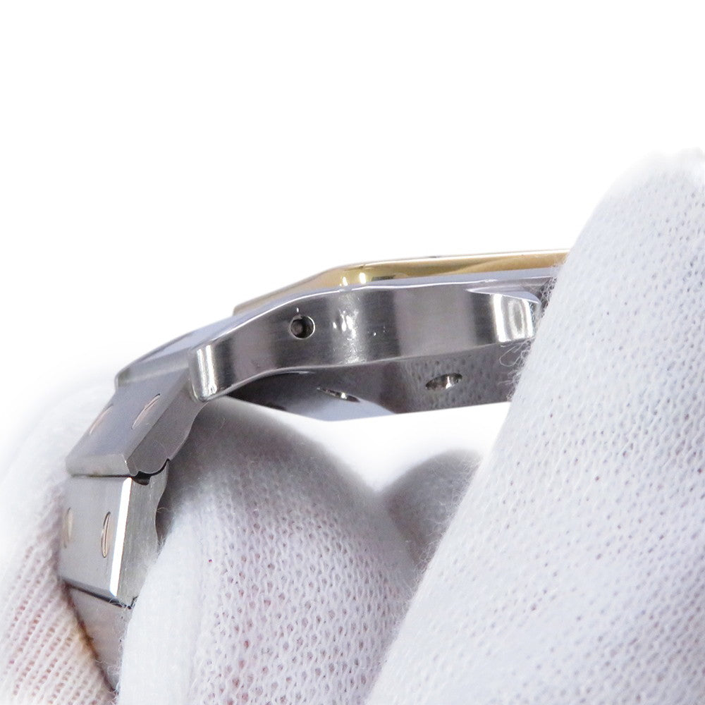 CARTIER Cartier Santos Galbe LM H40.8mm×W29.0mm Stainless Steel K18YG White Dial81036288/2961
