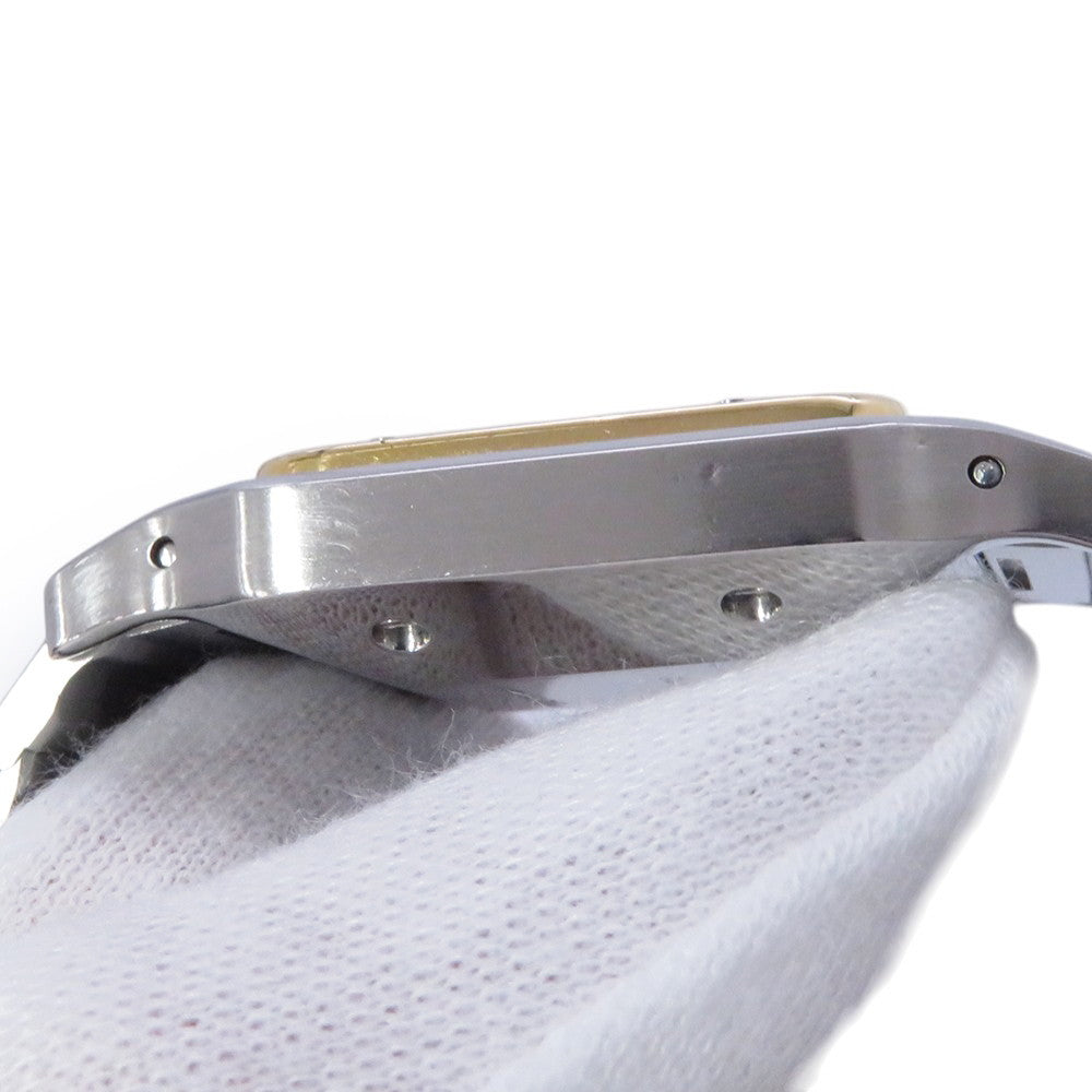 CARTIER Cartier Santos Galbe LM H40.8mm×W29.0mm Stainless Steel K18YG White Dial81036288/2961