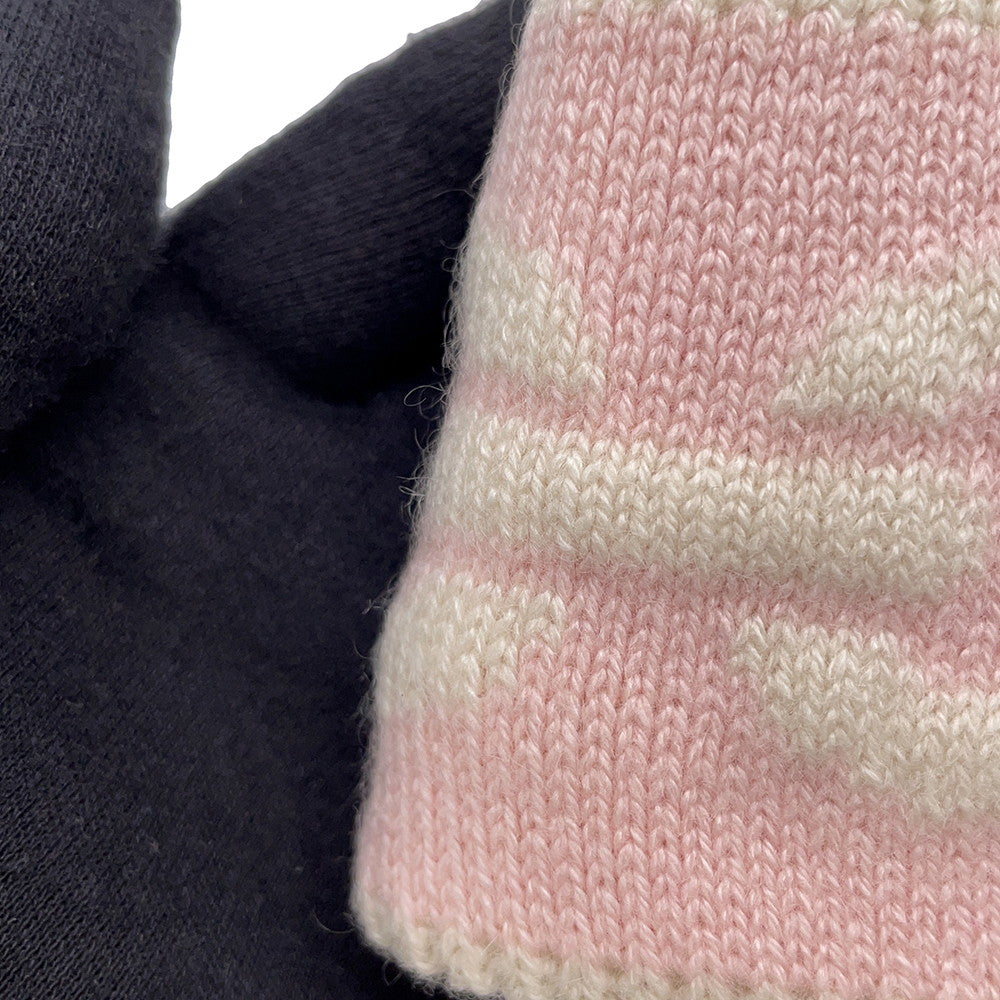 HERMES Knit cap 《Heaven》 Size M Rose Poodle / EcruH232021N Cashmere99% Polyurethane1%