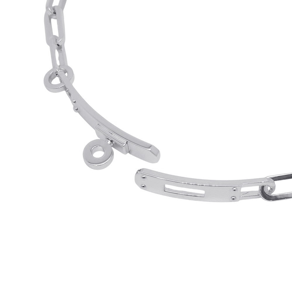 HERMES Kelly Chaine Double Tour Bracelet Size 16 SV925