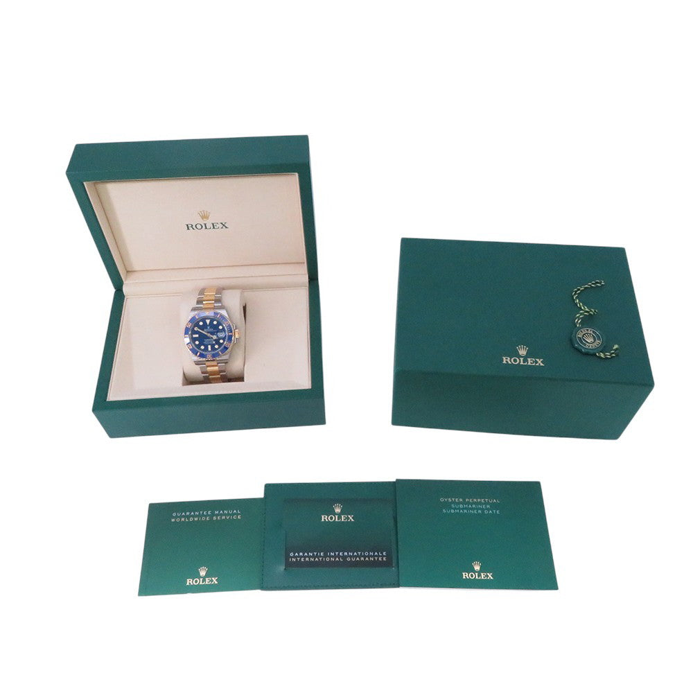 ROLEX Submariner - Date W40mm Stainless Steel K18YG Blue Dial126613LB