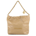 CHANEL CHANEL 22 Chain Shoulder Bag BeigeAS3260 Shiny Calf Leather Size Small