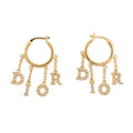 Dior Diore Revolution Earrings GoldE3230WOMCY Metal Rhinestone