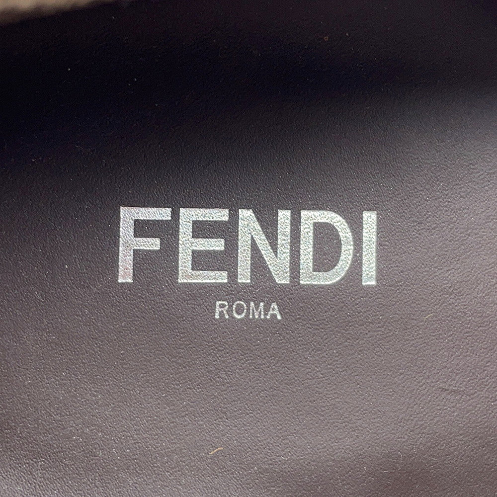 FENDI loafers Brown7D1671 suede Size 7