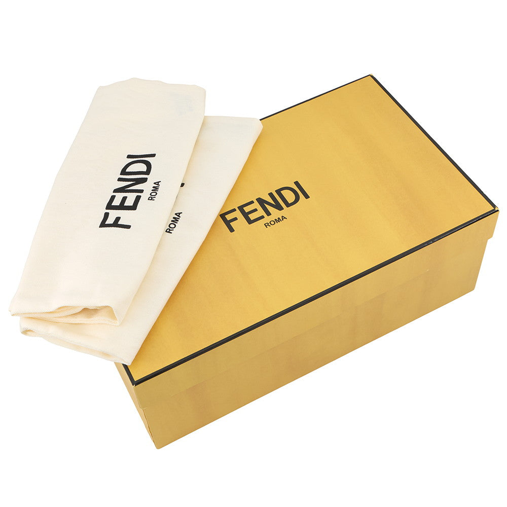 FENDI loafers Brown7D1671 suede Size 7