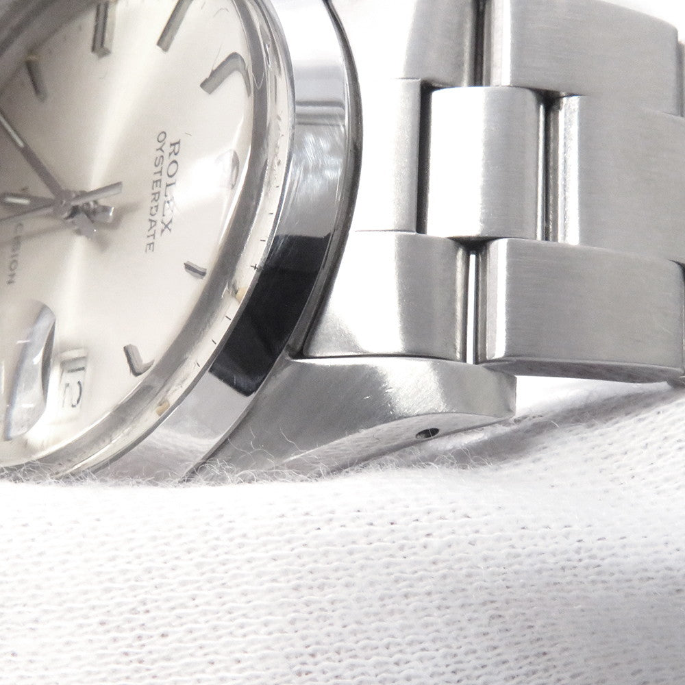 ROLEX Oyster Date W35mm Stainless Steel Silver Dial6694