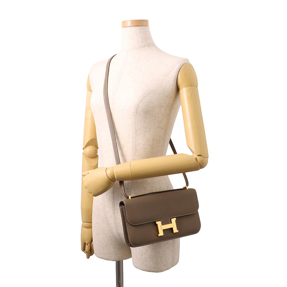 HERMES Constance Elan Miroir Etoupe Epsom