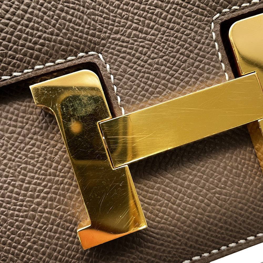 HERMES Constance Elan Miroir Etoupe Epsom