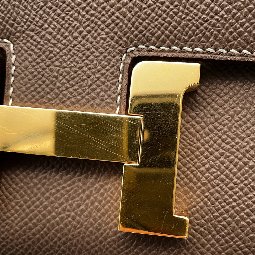 HERMES Constance Elan Miroir Etoupe Epsom
