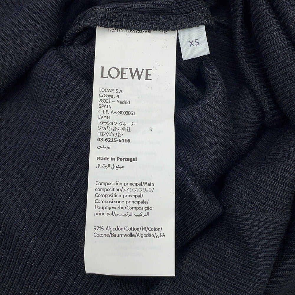 LOEWE Tank top Size XS BlackS359Y23XAM Cotton97% Polyurethane3%