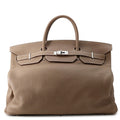 HERMES Birkin Etoupe Taurillon Clemence Size 50