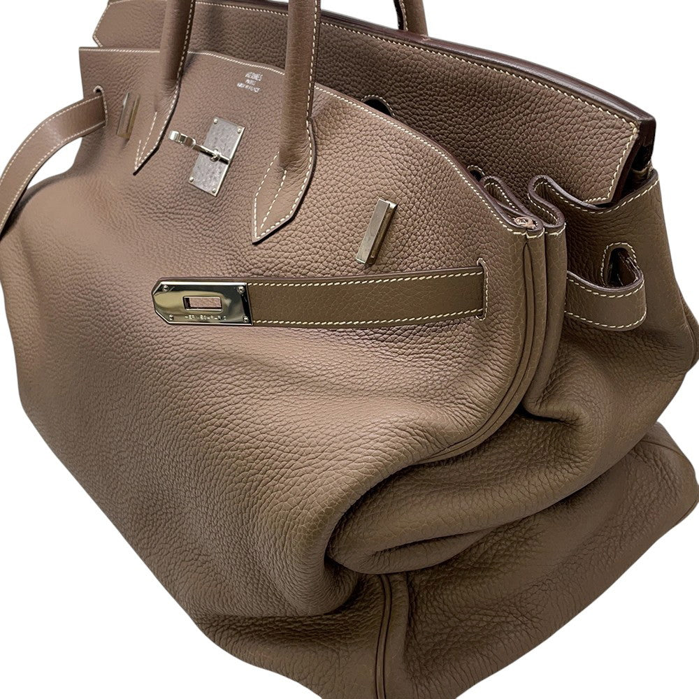 HERMES Birkin Etoupe Taurillon Clemence Size 50