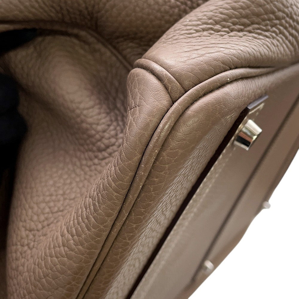 HERMES Birkin Etoupe Taurillon Clemence Size 50