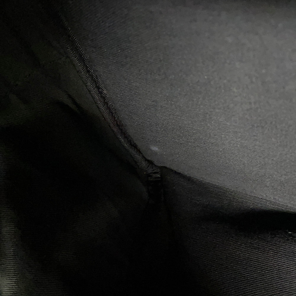 LOEWE Anagram Boston Black Canvas Leather