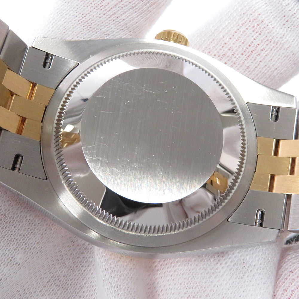 ROLEX Datejust 36 W36mm Stainless Steel K18YG Bright Black Dial126233G