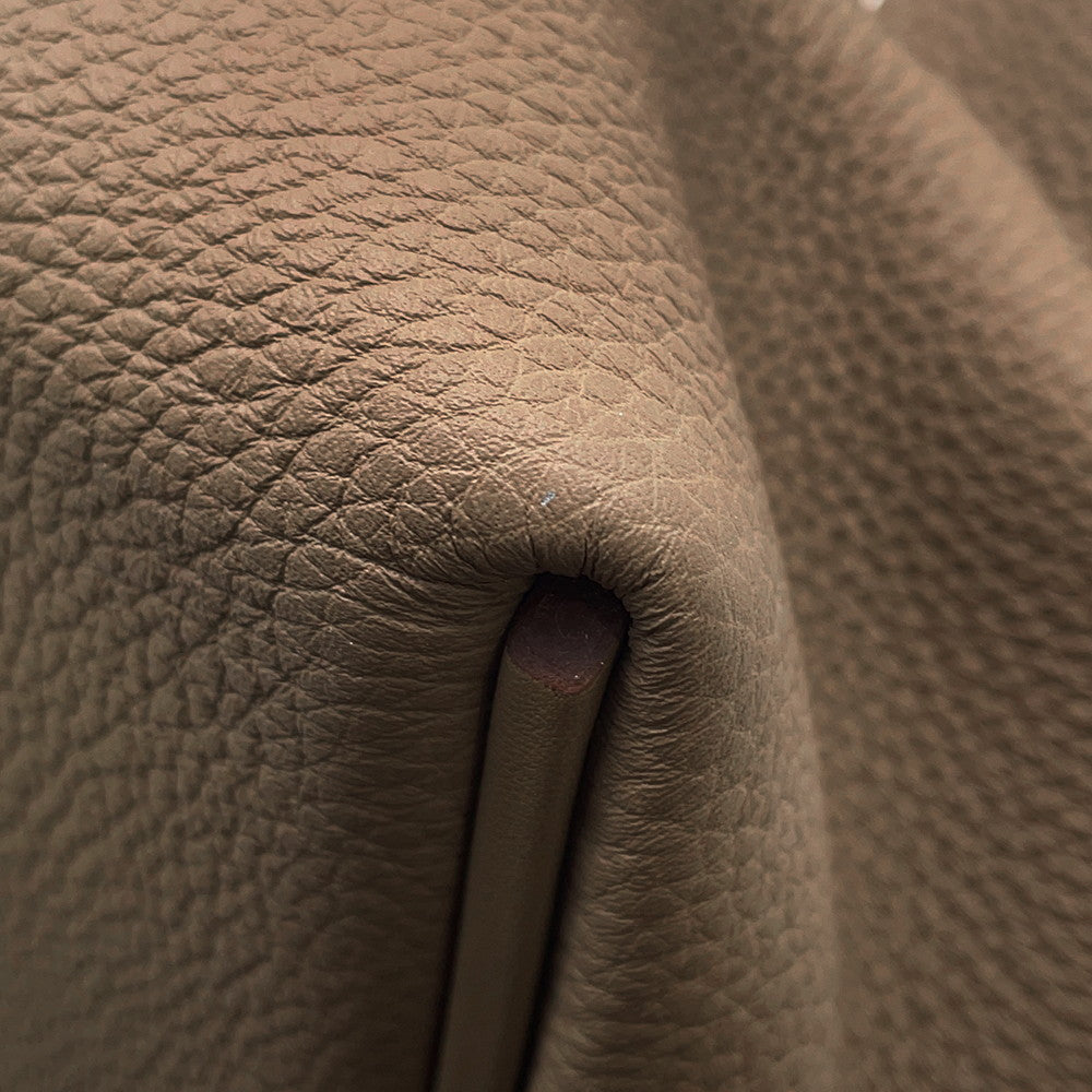 HERMES 24/24 Sac Van Quatre Etoupe Togo Leather Swift Leather Size 29