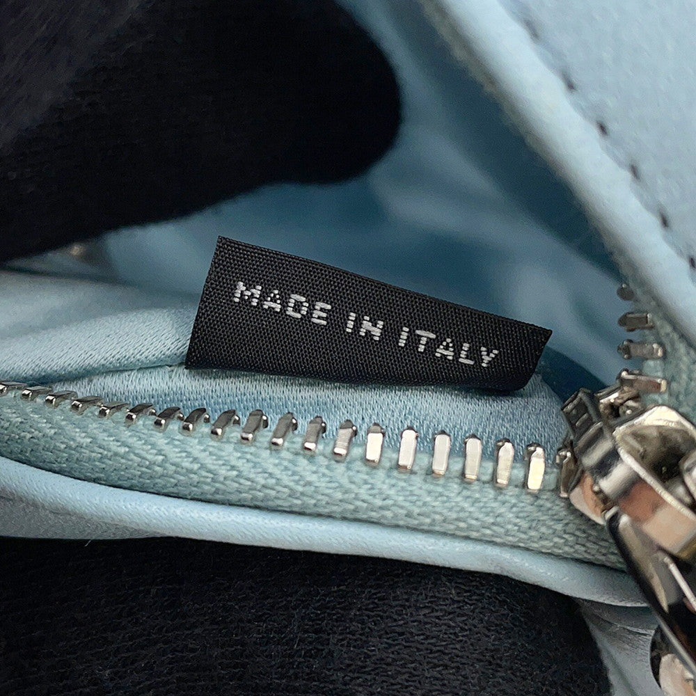 MIUMIU Materassee 2WAY Shoulder Bag Light Blue5BH191 Leather