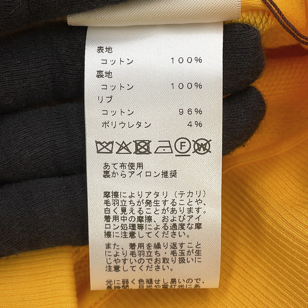 HERMES Parfroy Remix Teddy Blouson Size 34 Jaune・Mimosa Cotton100%