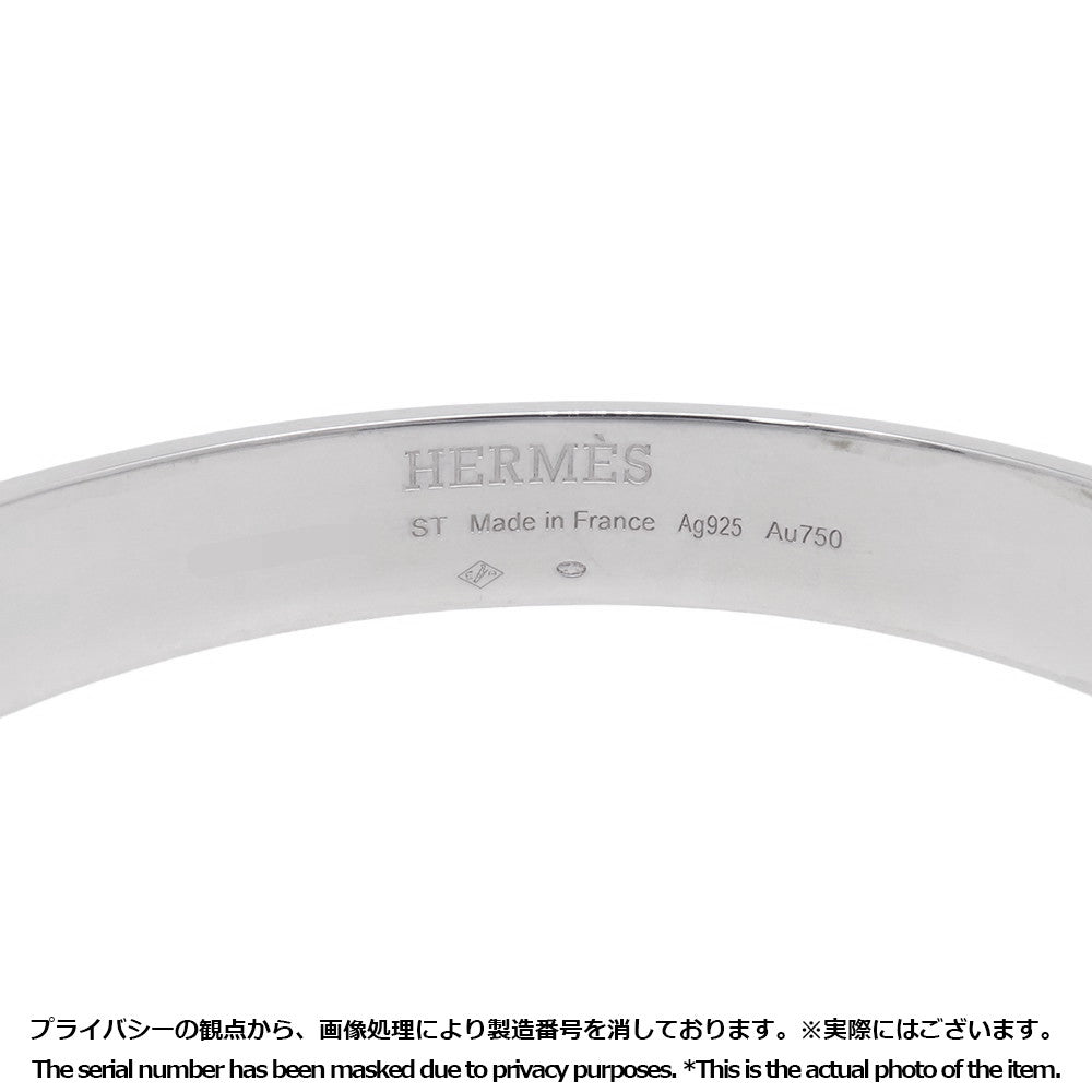 HERMES HERMES Crew de H Bracelet Jonk 2 Crew Size ST SV925 K18PG