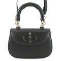 GUCCI Bamboo 1947 Top Handle Black827815 Leather Size Small