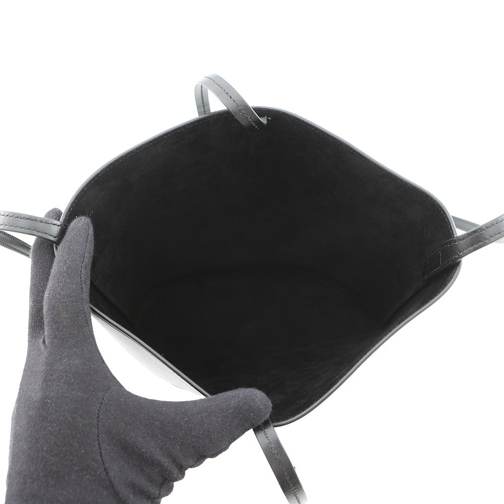 CELINE Triomphe bucket bag Black118293 Calf Leather Size Small
