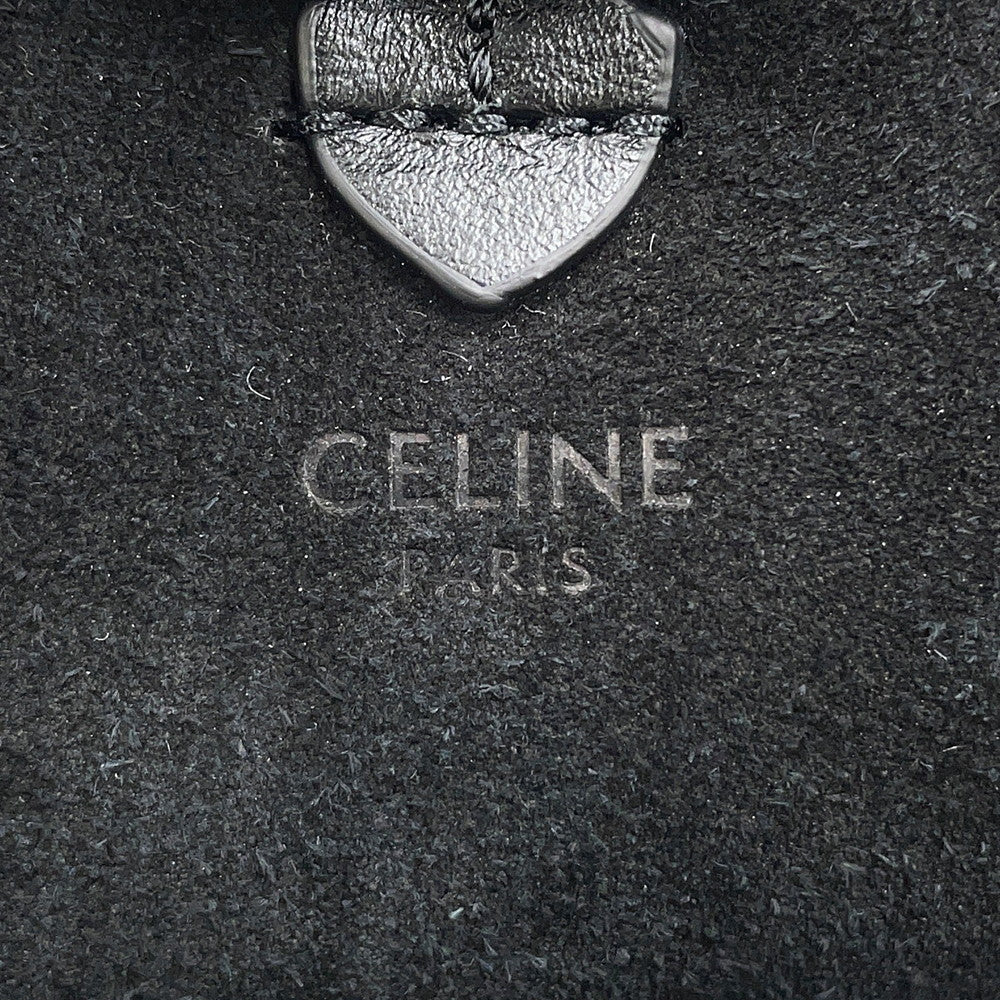 CELINE Triomphe bucket bag Black118293 Calf Leather Size Small