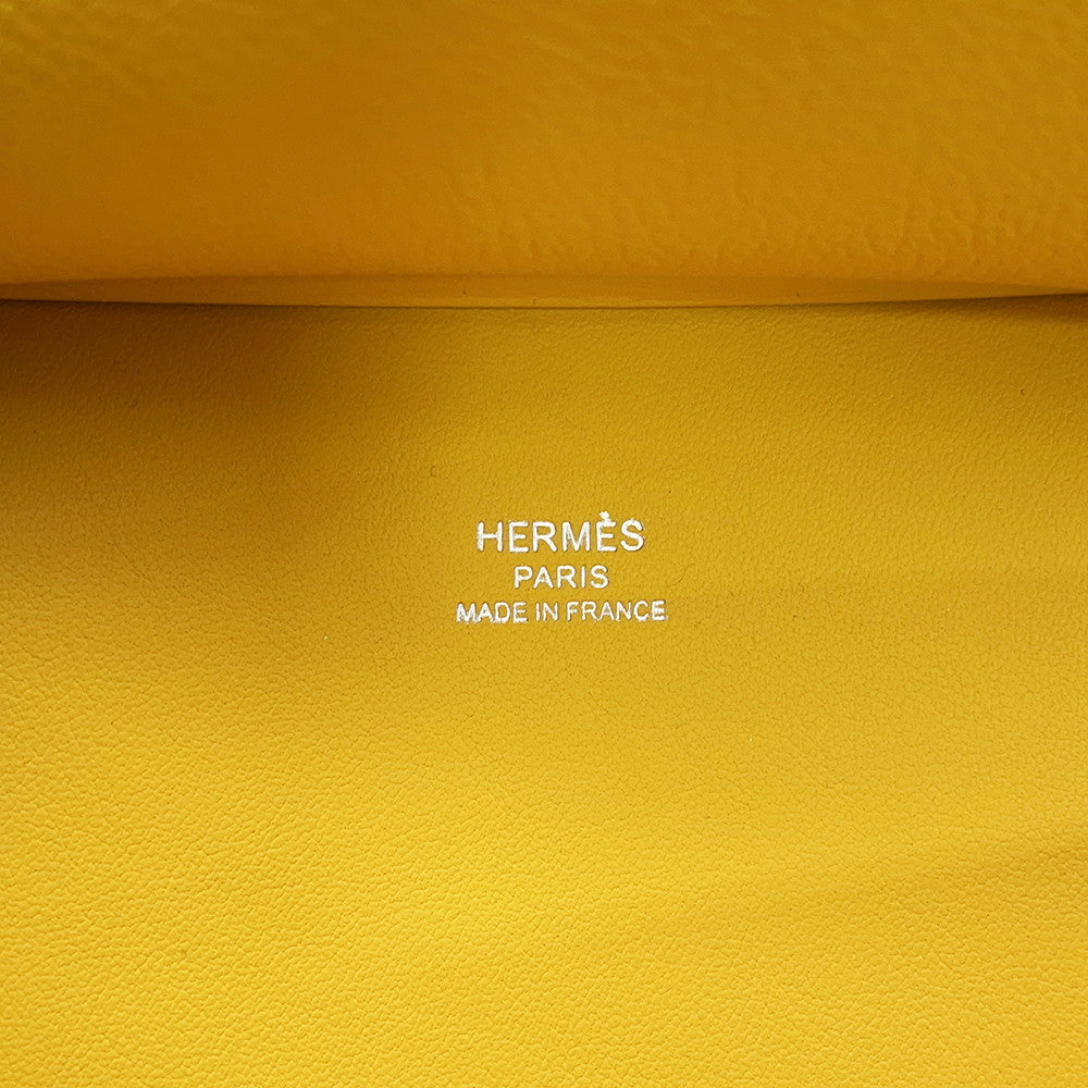 HERMES Jypsiere Jaune Ambre Evercolor Size Mini