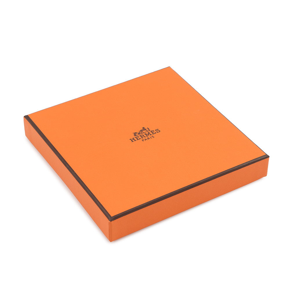 HERMES Petit Carre Gavroche Electric Size 45 Orange/Multicolor Cotton100%