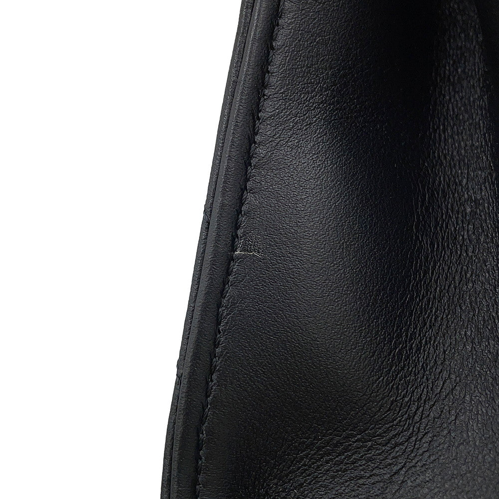 Chopard Happy Mini Chain Shoulder Bag Black Leather