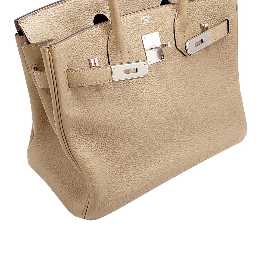 HERMES Birkin Beige Marfa Togo Leather Size 30