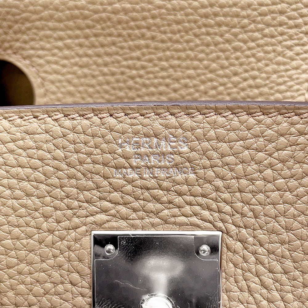HERMES Birkin Beige Marfa Togo Leather Size 30