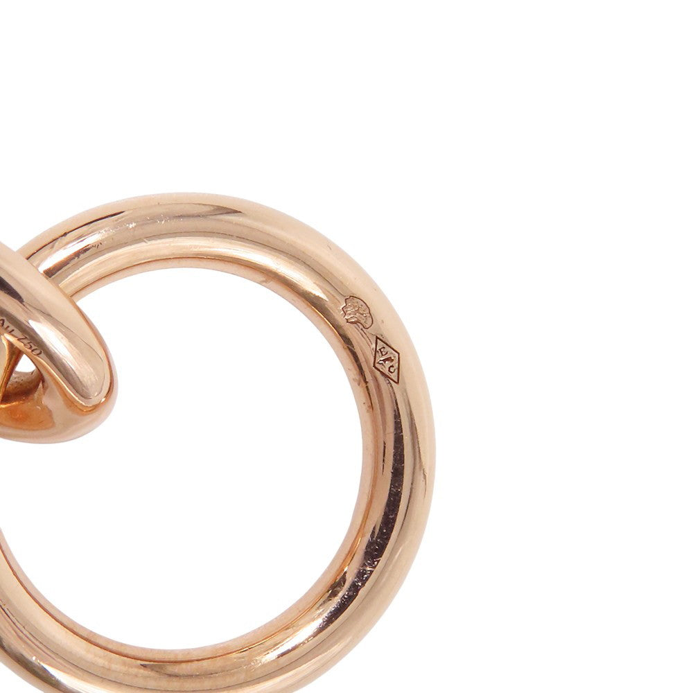 HERMES Chaine d'Ancre Bracelet 19 frames Size PM 18K Pink Gold