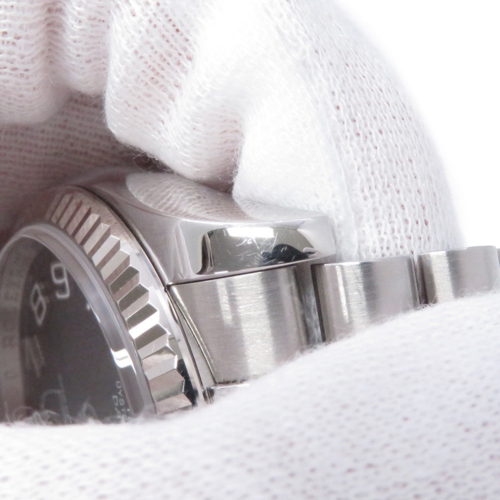 ROLEX Datejust W36mm Stainless Steel K18WG Black concentric Dial116234