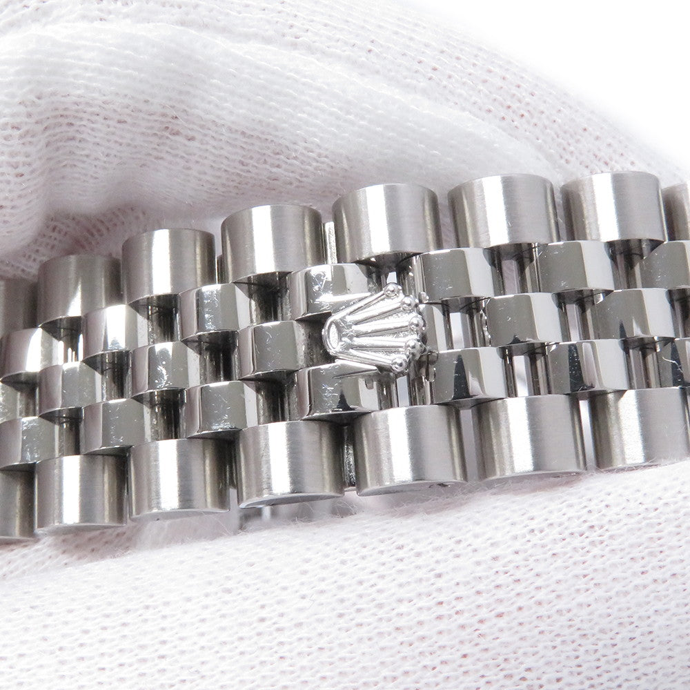 ROLEX Datejust W36mm Stainless Steel K18WG Black concentric Dial116234
