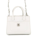 CHANEL Neo Executive 2WAY Handbag WhiteA69929 Leather Size Small