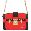 LOUIS VUITTON Trunk Clutch RedM51697 Epi Leather