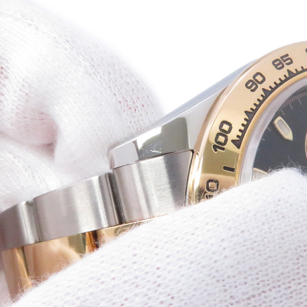 ROLEX Cosmograph Daytona W40mm Stainless Steel K18YG Black Dial116503