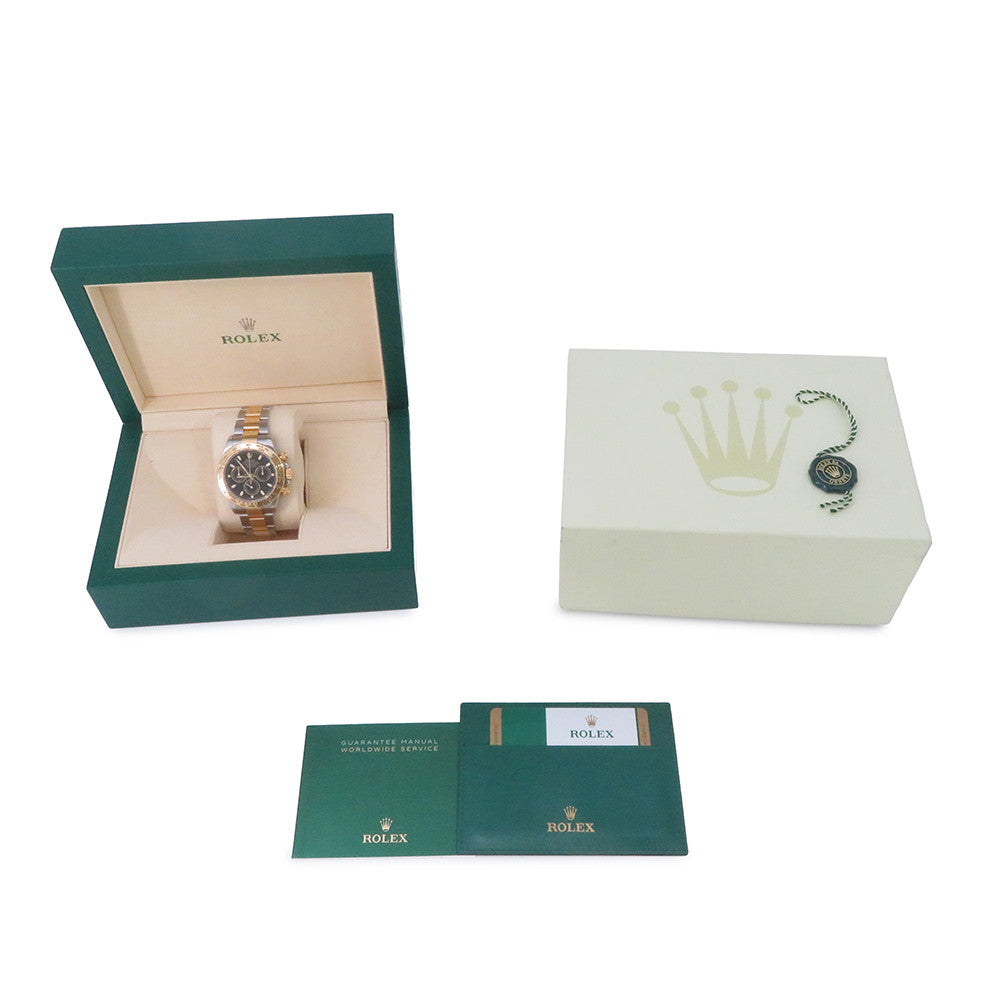 ROLEX Cosmograph Daytona W40mm Stainless Steel K18YG Black Dial116503
