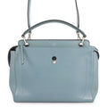 FENDI dot com 2WAY Handbag Blue8BN293 Leather
