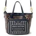 LOUIS VUITTON Neverfull・Inside Out NoirM12099 Monogram Grain Leather Size BB