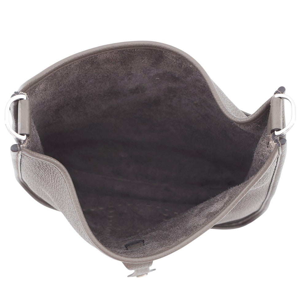 HERMES Evelyne 3 Etain Taurillon Clemence Size PM