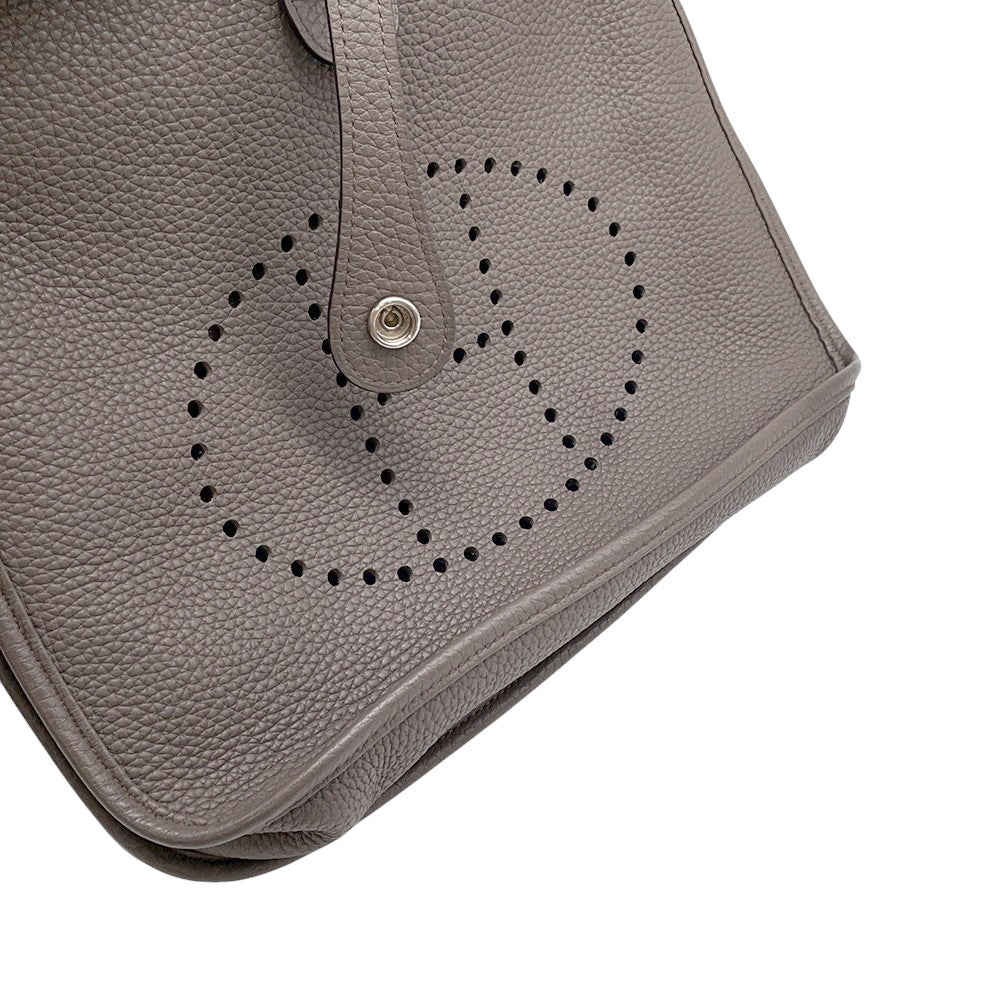 HERMES Evelyne 3 Etain Taurillon Clemence Size PM