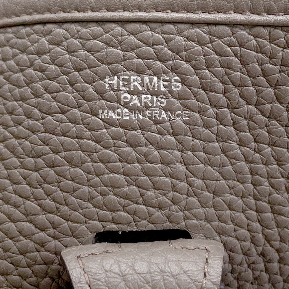 HERMES Evelyne 3 Etain Taurillon Clemence Size PM