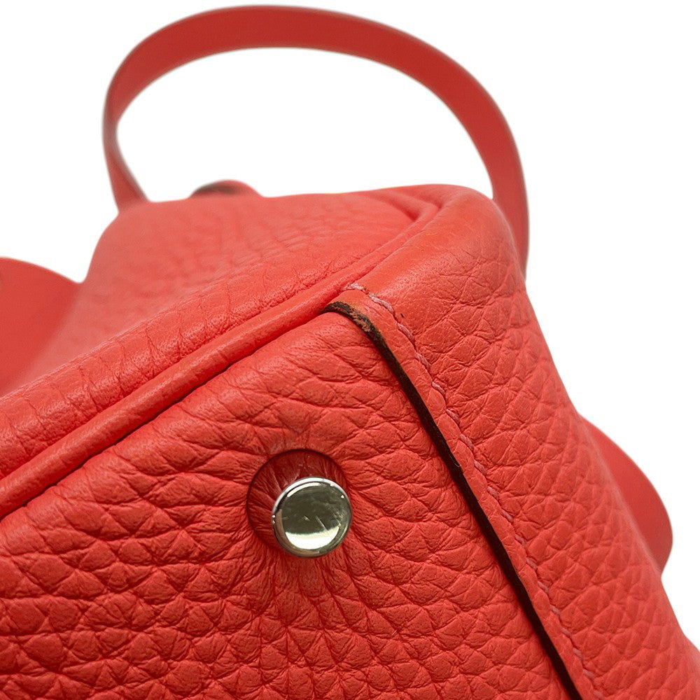 HERMES Lindy Rose texas Taurillon Clemence Size Mini