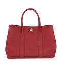 HERMES Garden Party Ruby Negonda Leather Size TPM