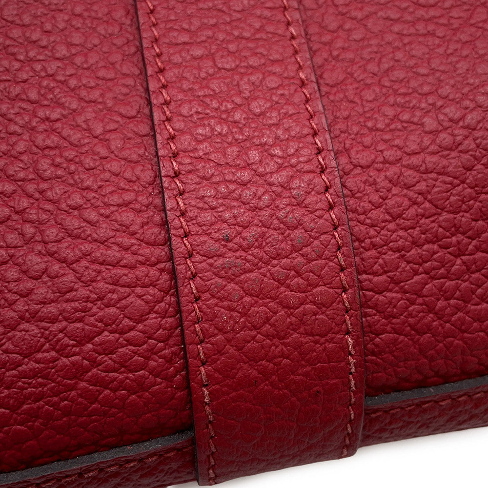 HERMES Garden Party Ruby Negonda Leather Size TPM